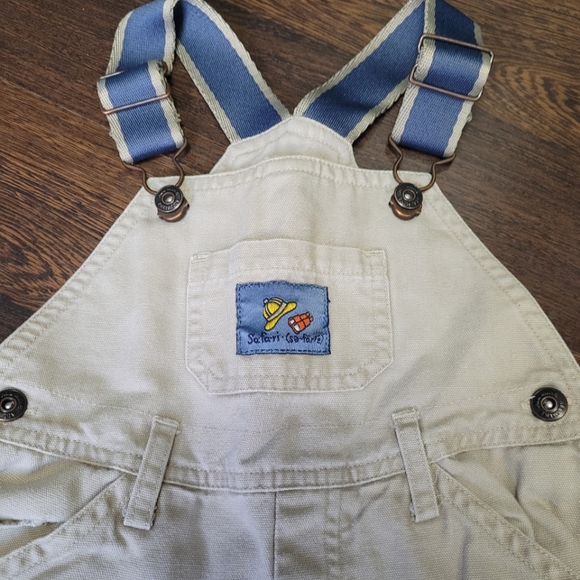 Vintage 1990s khaki Safari baby boy overall pants - Picture 4 of 6